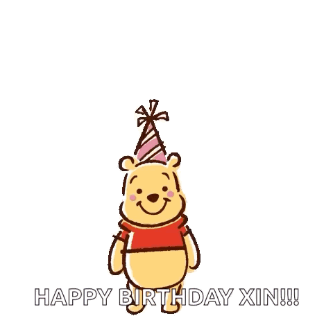 Winnie The Pooh , Tigger , Piglet , And Donkey Eeyore Are Celebrating A Birthday With Confetti . GIF