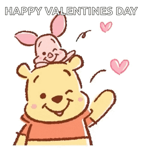 Winnie The Pooh With Piglet On His Back GIF