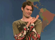 Winning Bill Hader Cheering Meme GIF