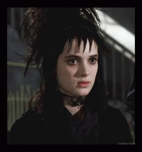 Winona Ryder Lydia Deetz GIF