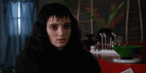 Winona Ryder Lydia Deetz Talking GIF