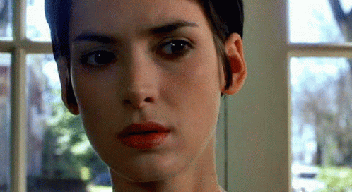 Winona Ryder Slow Side Eye GIF