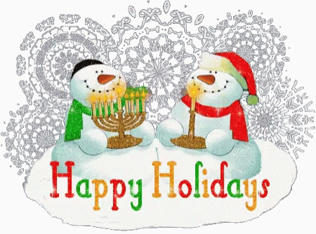 Winter Break 2 Snowman Smiling Happy Holidays GIF