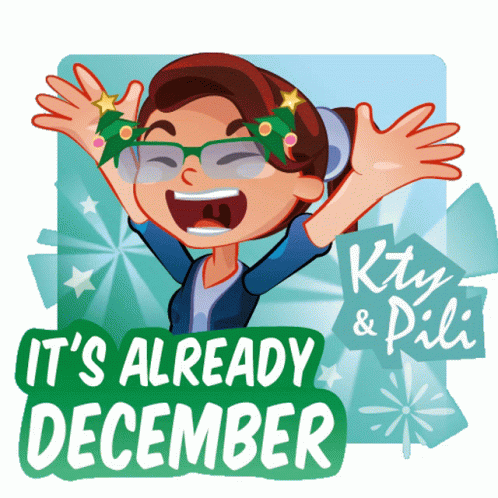 Winter Break It's Already December GIF