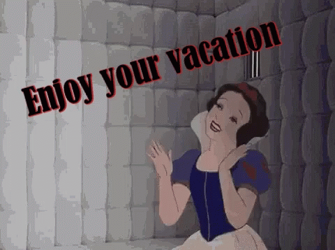 Winter Break Snow Clapping Enjoy Your Vacation GIF