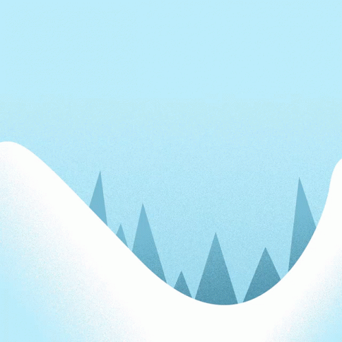 Winter Break Spray Painted on Blue Background
