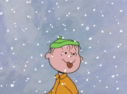 Winter Charlie Brown GIF