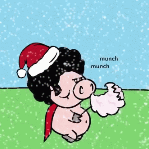 Santa Pig Winter Is Coming GIF