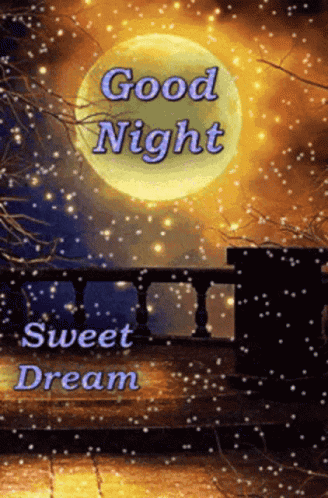 Winter Night Goodnight Sweet Dreams GIF