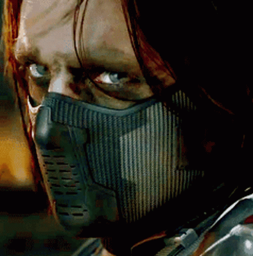 Winter Soldier Bucky Barnes Mysterious Masked GIF