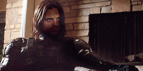 Winter Soldier Bucky Barnes Unmasked GIF