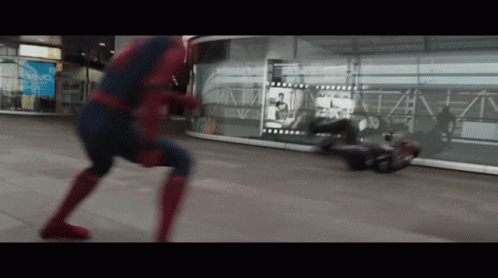 Winter Soldier Vs Spiderman GIF