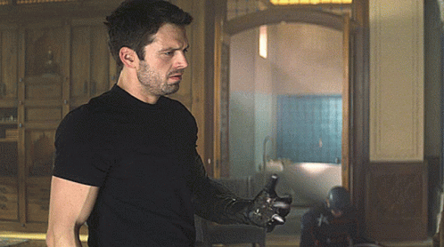 Winter Soldier Sebastian Stan Fighting Stance GIF