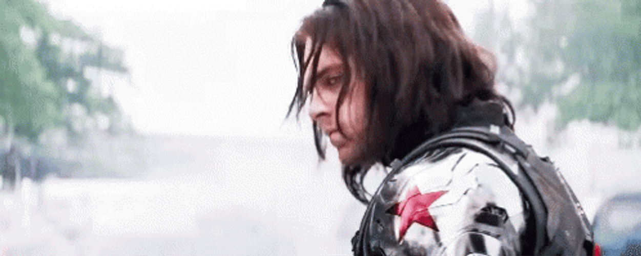 Winter Soldier Bucky Barnes Character GIF