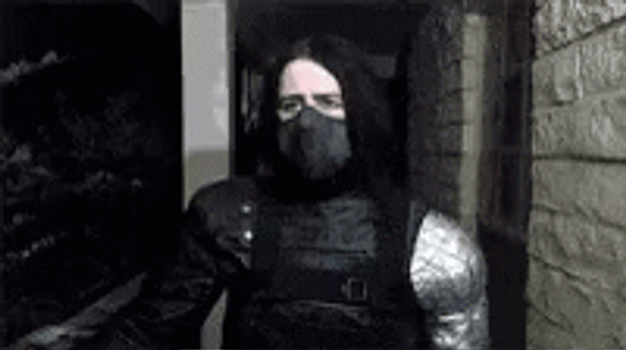 Winter Soldier Bucky Barnes Veiled GIF