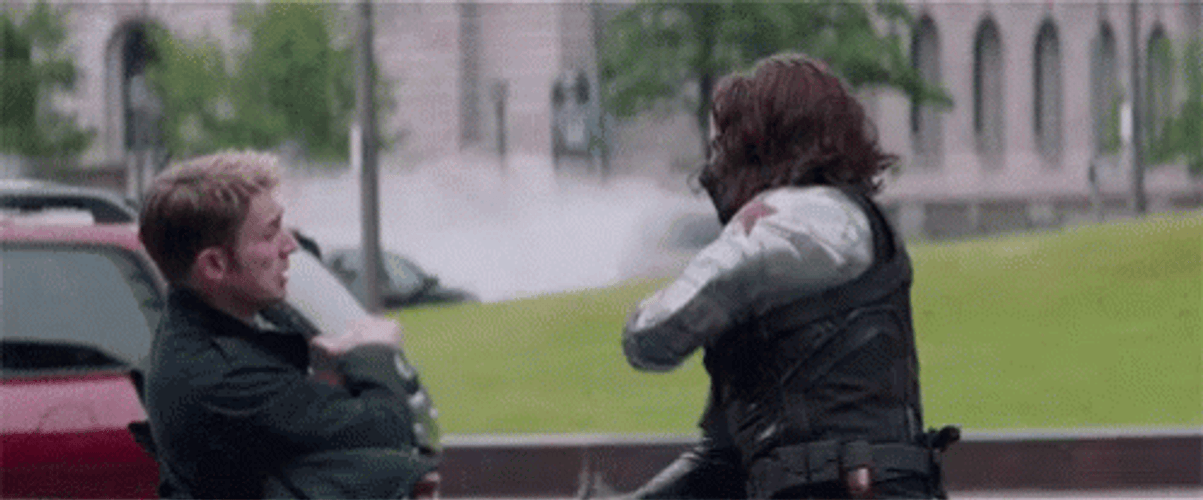 Winter Soldier Sebastian Stan Fight Scene GIF