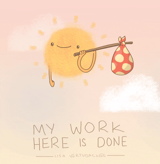 Winter Solstice Goodbye Sun Work Done GIF