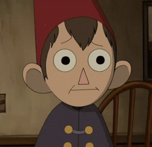 Wirt Thinking Over The Garden Wall GIF