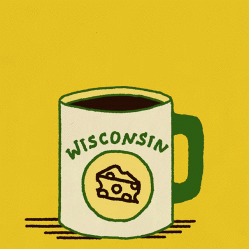 Wisconsin Mug Saying Vote Early