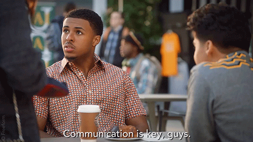 Wise Guy Communication Is Key GIF