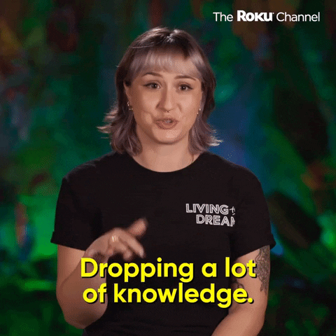 Wise Woman Dropping Lot Of Knowledge GIF