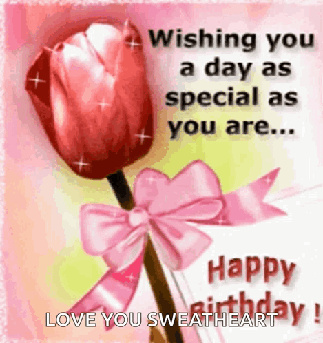 Birthday Message Wishing You A Special Day GIF