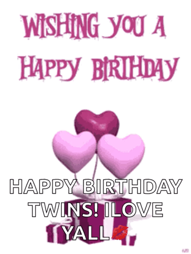 Wishing You A Happy Birthday Twins GIF