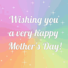 Wishing You A Very Happy First Mothers Day GIF