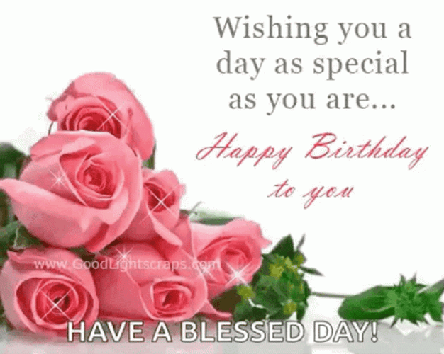Wishing You Happy Birthday Blessings GIF