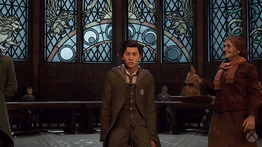 Witchcraft Hat Nervous Harry Potter Game GIF