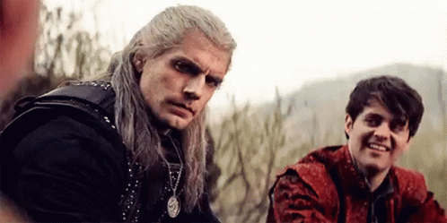 Witcher Geralt Having Conversations GIF