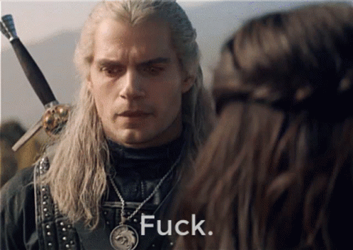 Witcher Geralt Being Disappointed GIF