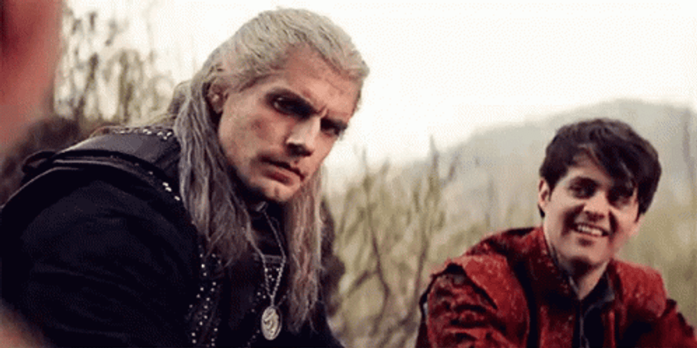 Witcher Geralt Having Conversations GIF