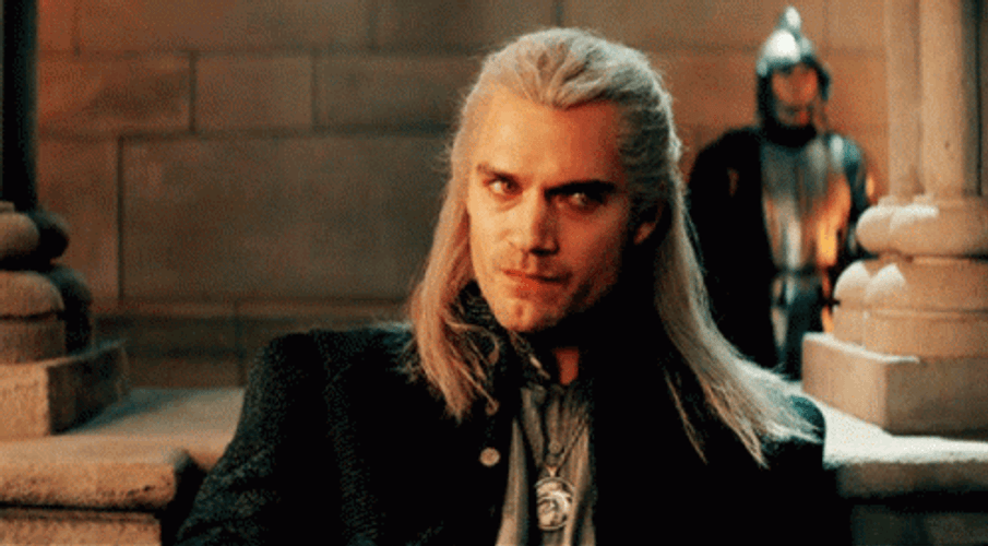 Witcher Looking Sharply GIF