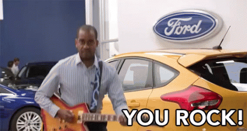 With Ford You Rock GIF