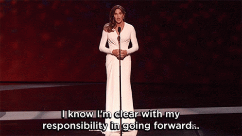 With Great Power Comes Great Responsibility Caitlyn Jenner GIF