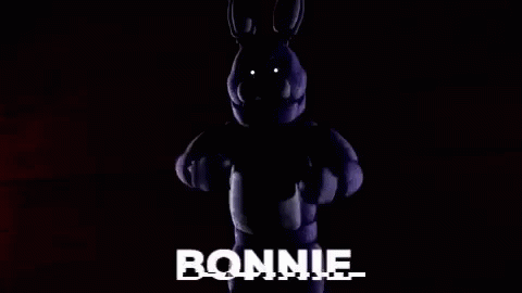 Withered Bonnie After Dark Glitch GIF