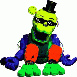 Withered Bonnie Color Changing GIF