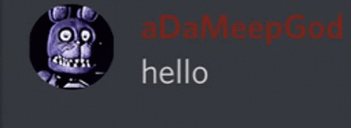 Withered Bonnie Hello Creep GIF