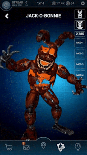Withered Bonnie Jack-o-bonnie GIF