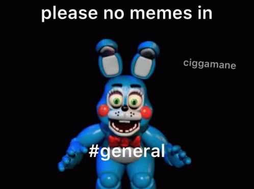 Withered Bonnie Please No Memes GIF