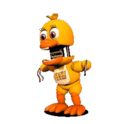 Withered Chica Fnaf World GIF