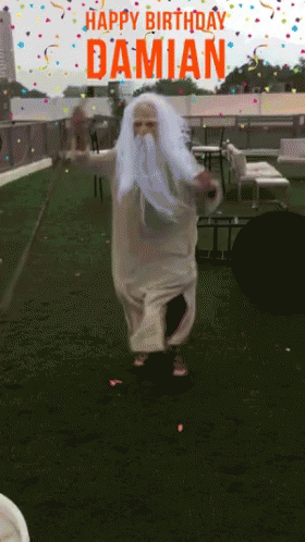 Wizard Costume Man Dancing Birthday Damian GIF