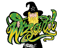 Wizard Graffiti Sticker GIF