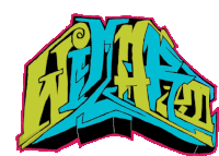 Wizard Graffiti Transparent Sticker GIF