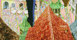 Wizard Howl And Sophie Floating On Air Howl's Moving Castle GIF