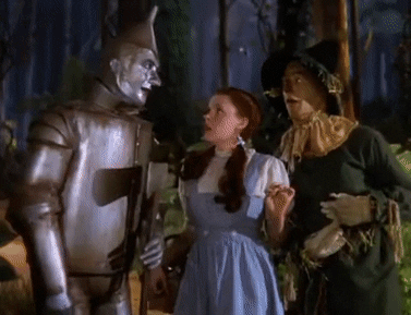 Wizard Of Oz Characters Discussing GIF