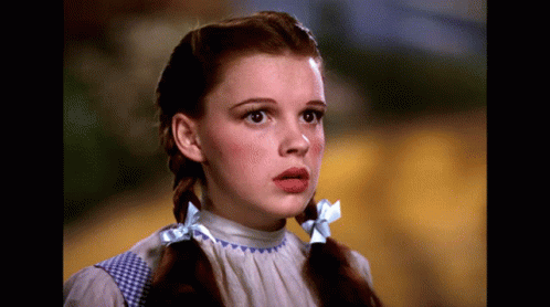 Wizard Of Oz Confused Dorothy GIF