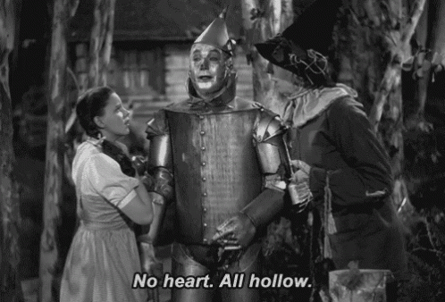 Wizard Of Oz Dorothy Tin Man Vintage Movie GIF