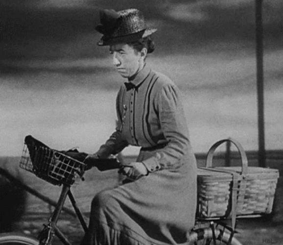 Wizard Of Oz Tornado Miss Almira Gulch Biking GIF
